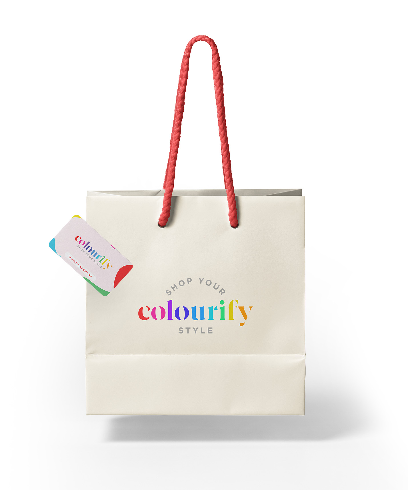 Colourify Shoping Bag Business Cards 2