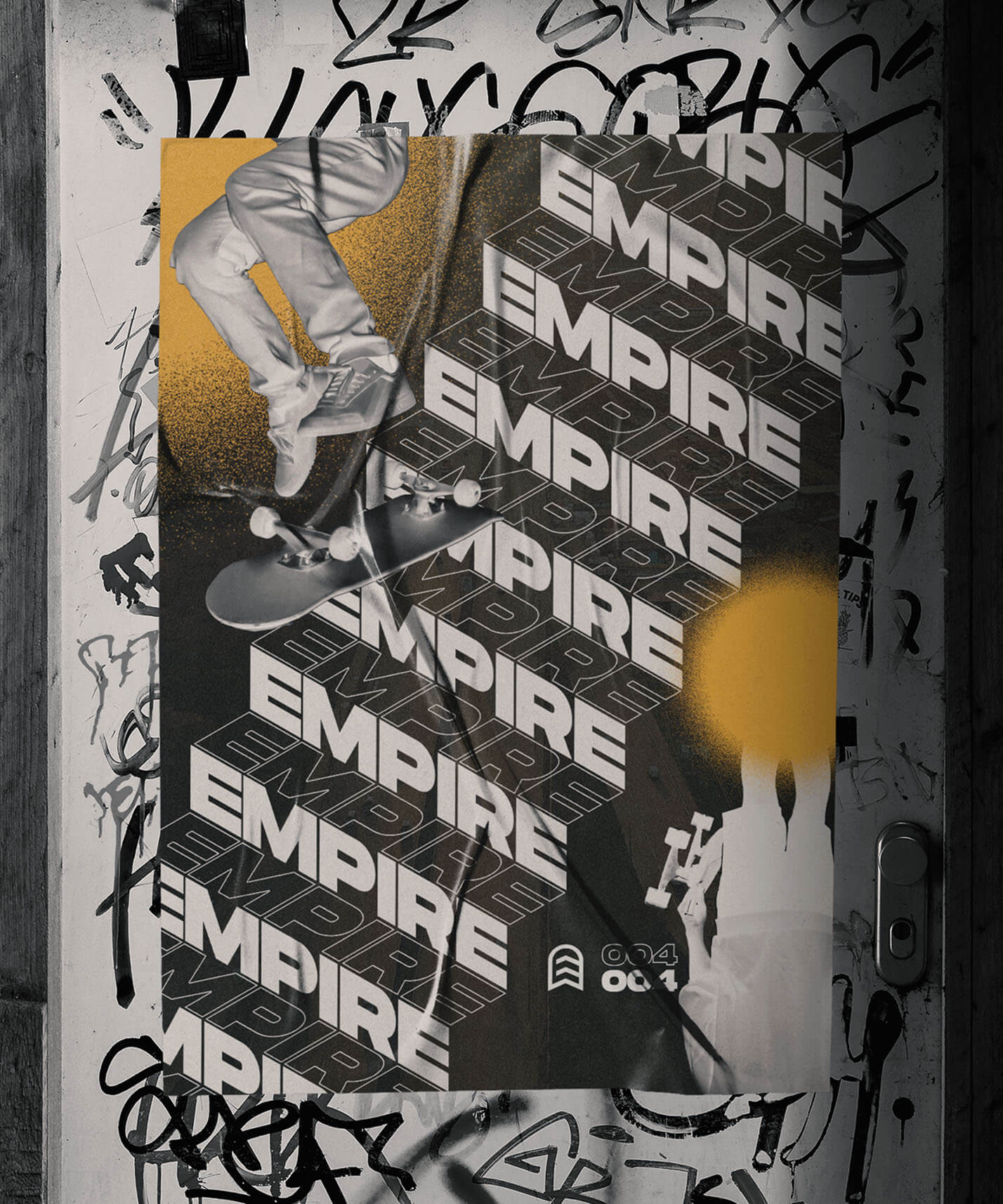 Empire Project Branding Poster On Wall
