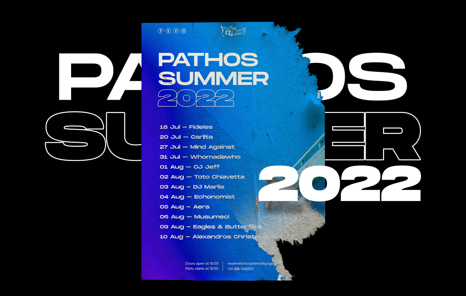 Pathos Lineup 2022 All Posters