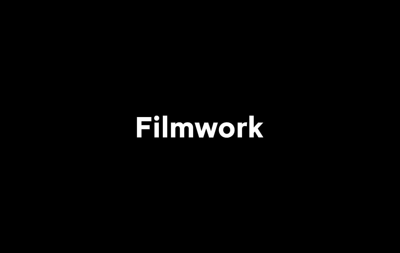 Filmwork Wordmark Branding Visual Identity