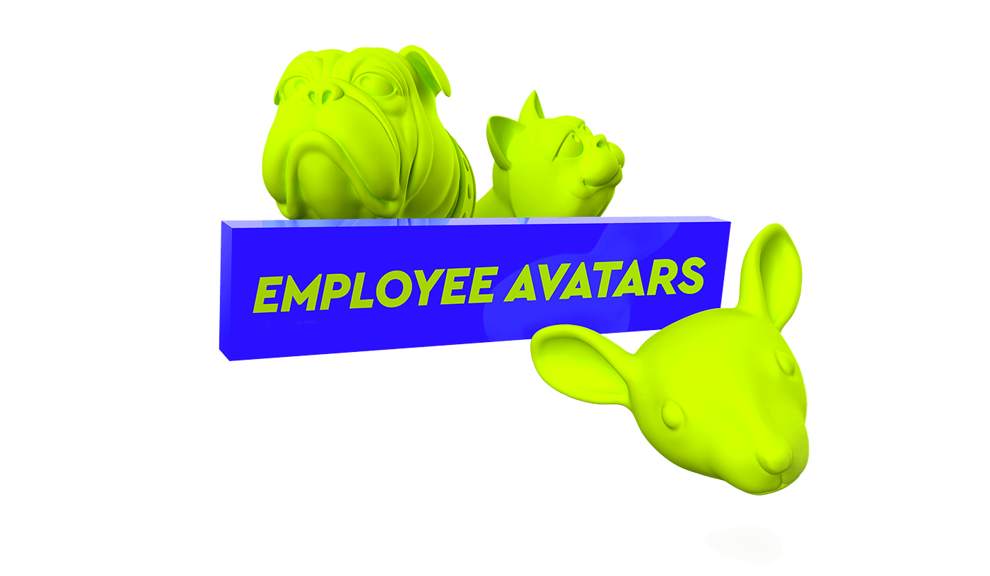 Vic 3d Characters Employee Avatars
