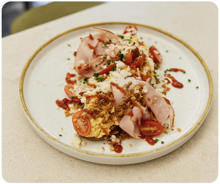 Goodhood Coffee Shop Top View Food Plate Brunch